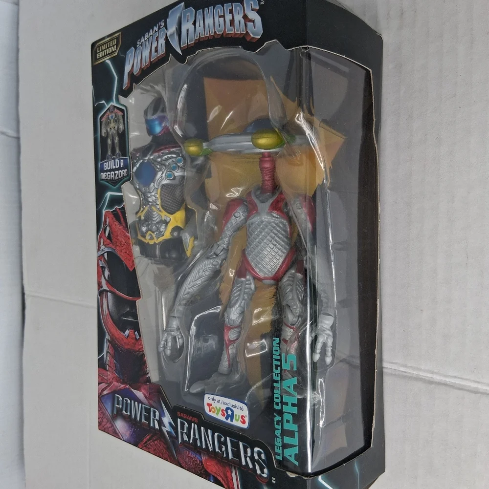 Limited Edition Saban's Power Rangers Build A Megazord Legacy Alpha 5 Figure - Picture 3 of 4